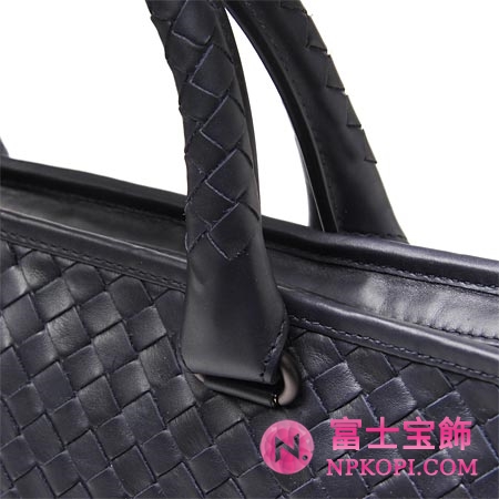 ボッテガヴェネタ/BOTTEGA VENETA/ レザーブリーフケース(２ＷＡＹ仕様) /ミッドナイトブルー248395 vq131 4014